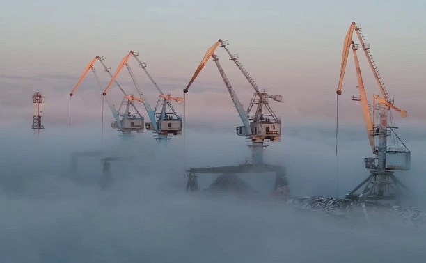 1 января в Корсакове "закипело" море