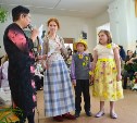 Флористическое дефиле "На Крещение" прошло в Южно-Сахалинске