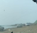 Очевидцы: трёх детей на резиновом плавсредстве унесло в море на Сахалине