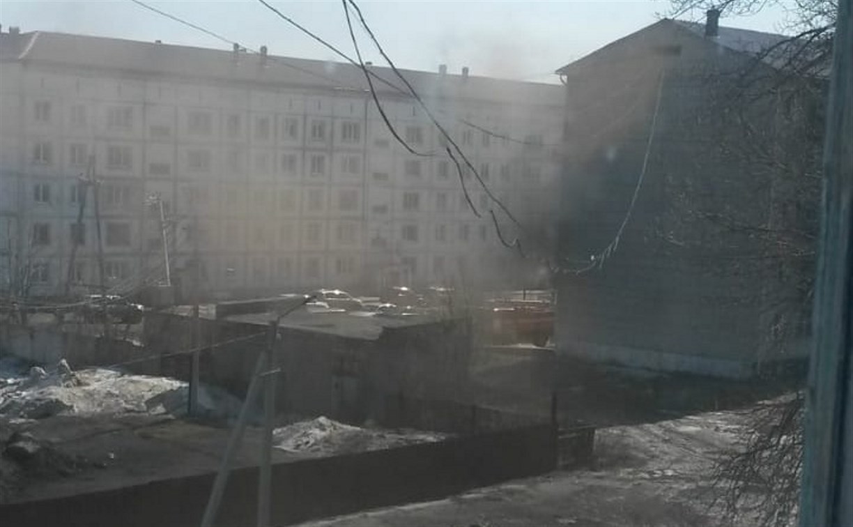 Пожар в многоквартирном доме потушили в Леонидово