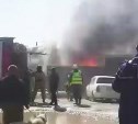 Пожар в Южно-Сахалинске в районе Зимы тушили три машины