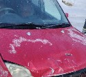 Honda и Chevrolet столкнулись на автодороге Южно-Сахалинск - Оха 