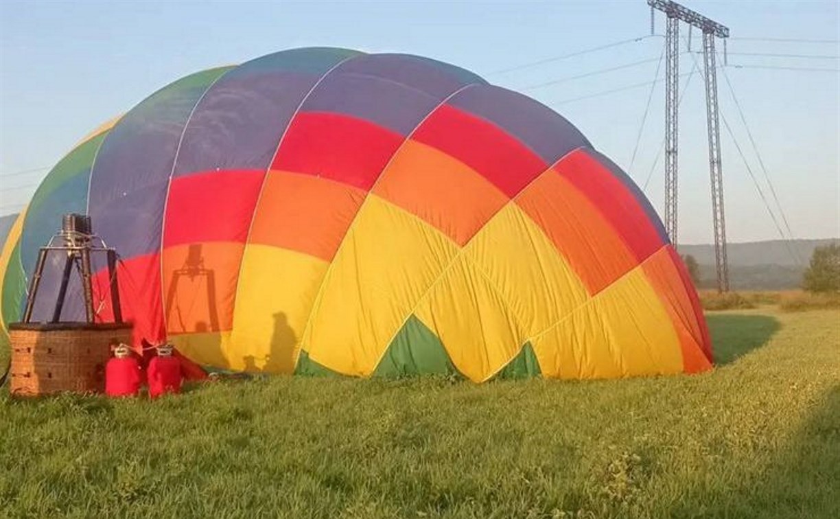 На Сахалине завершили операцию по спасению воздушного шара