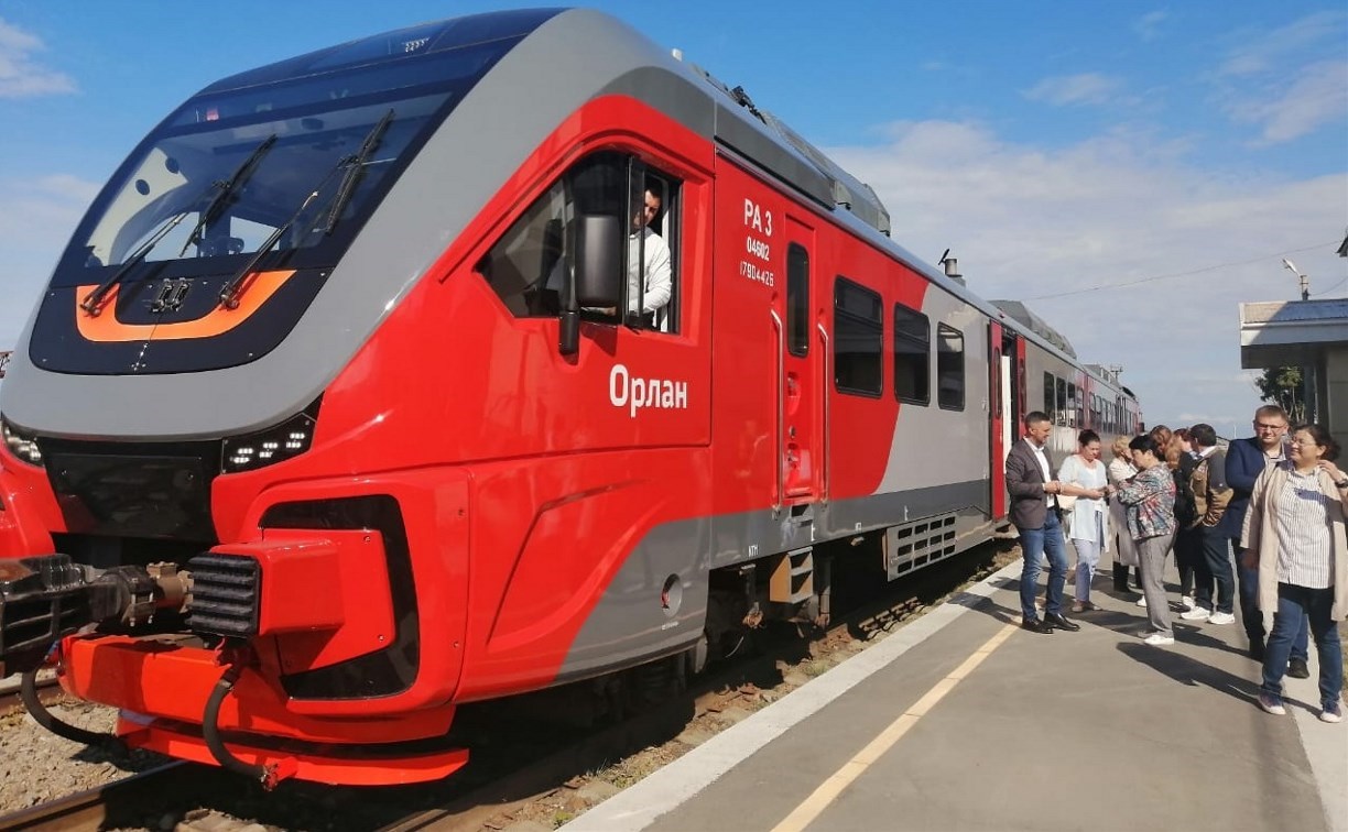 По маршруту Южно-Сахалинск - Корсаков запустили новые поезда