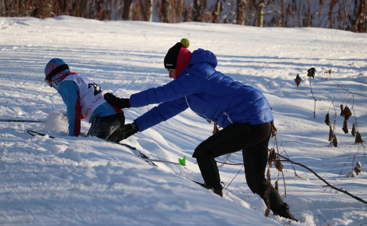 Первые соревнования по лыжным гонкам зимнего сезона прошли в Южно-Сахалинске