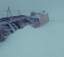 Поезд-снегоочиститель оказался в снежном плену на перегоне Новоселово - Чехов