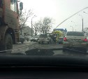 Мужчина и девочка пострадали при ДТП в Южно-Сахалинске
