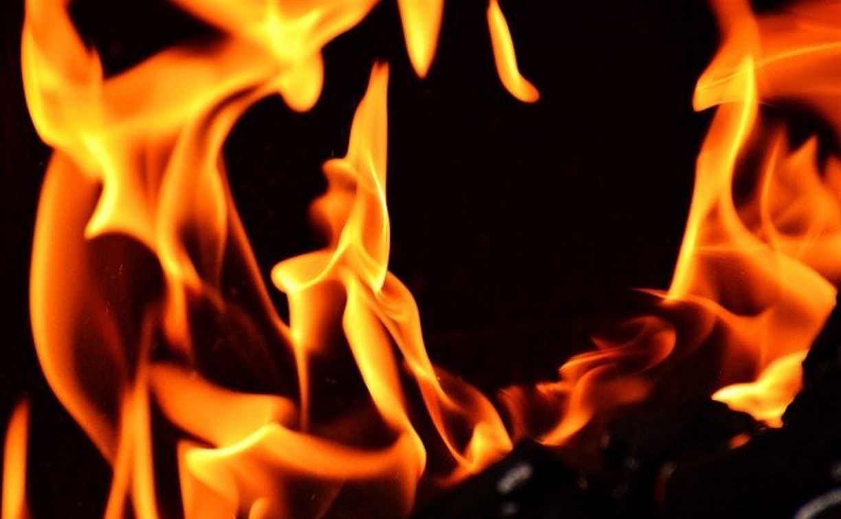 Пожар тушили в ночь на 24 января в Таранае