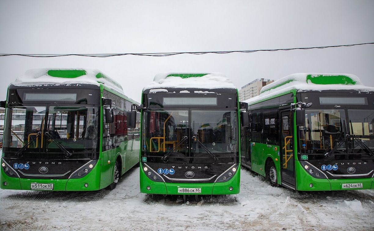 В новогодние каникулы автобусы в Южно-Сахалинске будут работать по расписанию выходного дня