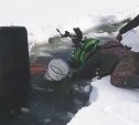 Рыбак утопил "мотособаку" при разрыве льда в Стародубском