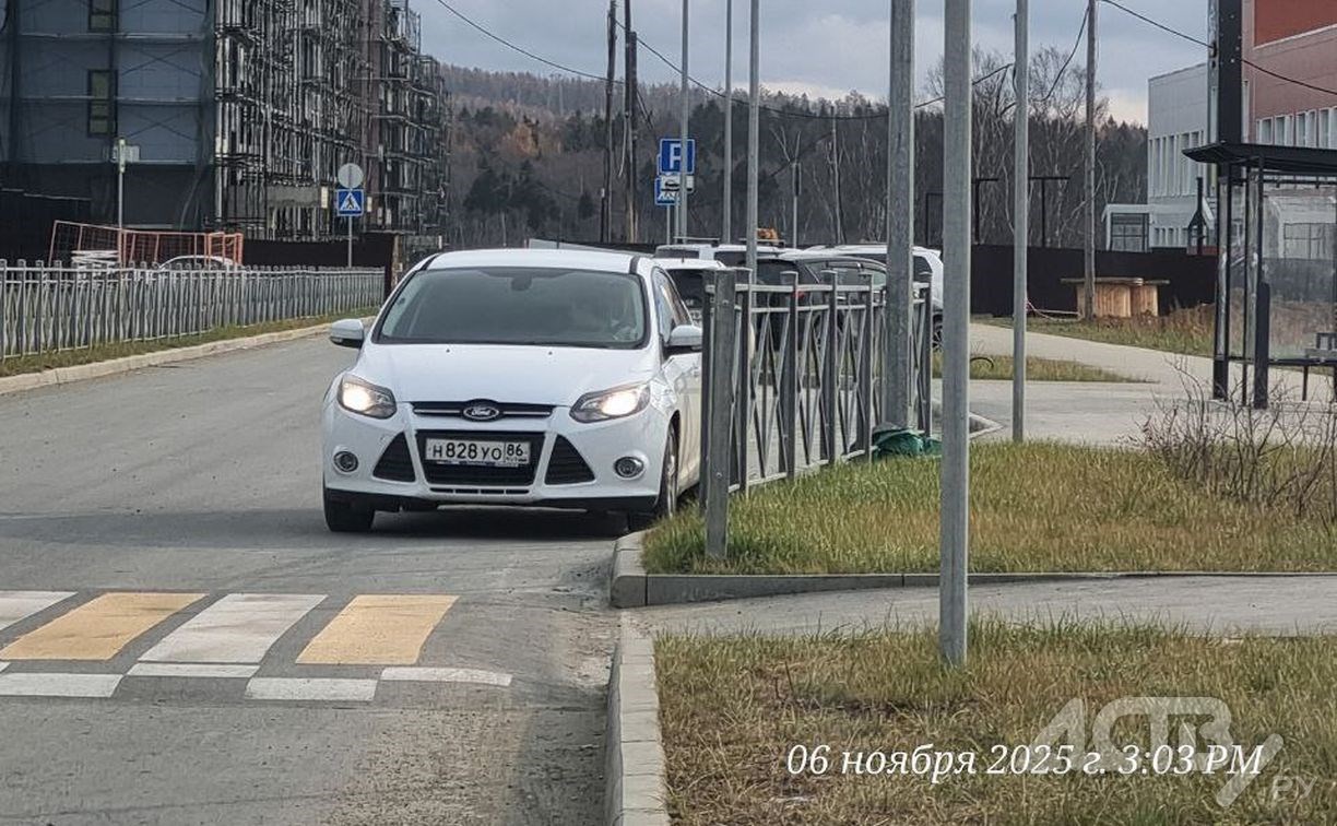 Южносахалинец собрал подборку автохамов, разъезжающих "против шерсти" в ЖК "Горизонт"