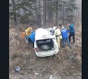 Сахалинка серьёзно пострадала в аварии на скользкой трассе