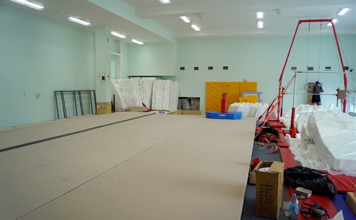 Новый зал для спортивной гимнастики откроют в сахалинском "Кристалле"