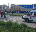 Постояльцев и персонал эвакуировали из гостиницы "Спортивной" в Южно-Сахалинске