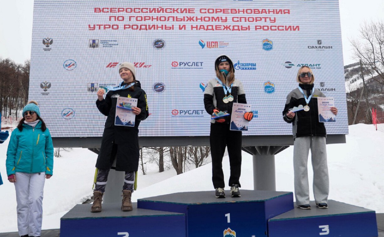 На Сахалине выбрали лучших горнолыжников соревнований "Надежды России" 