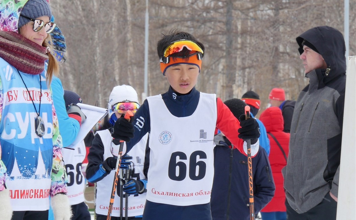 Делегаты из Японии обошли южносахалинцев в лыжных гонках