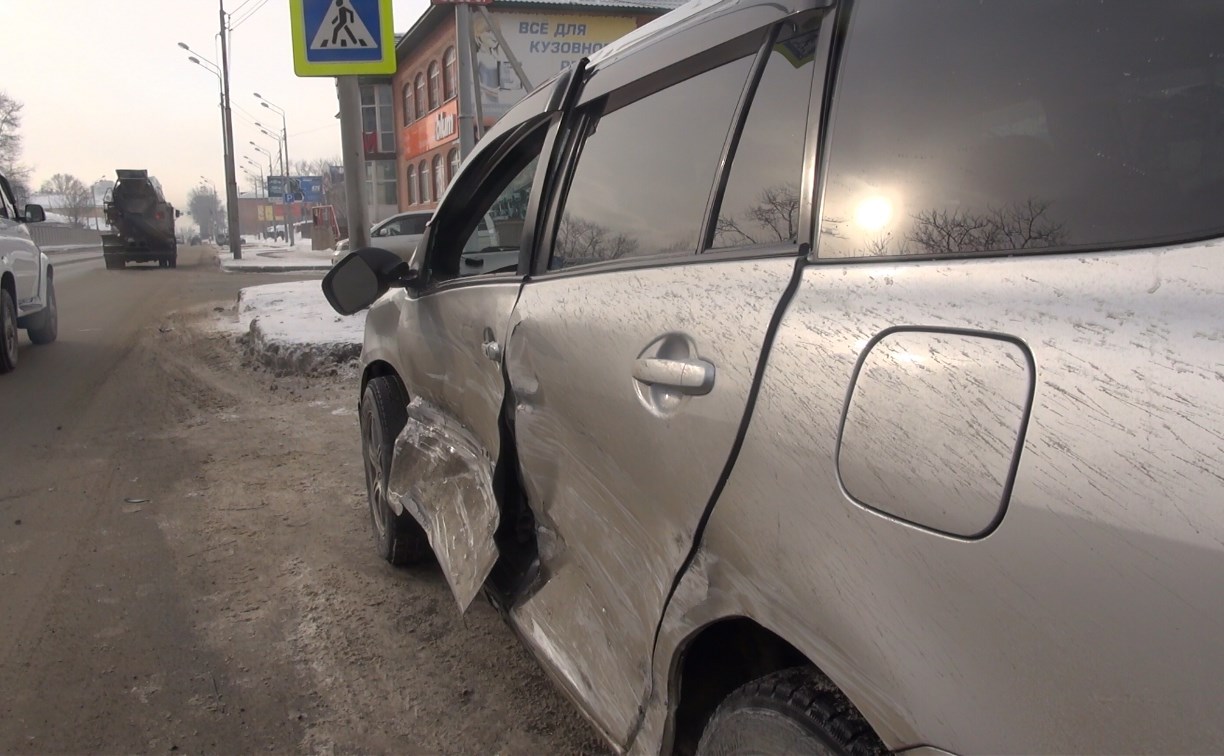 В Южно-Сахалинске невиновный в ДТП водитель лишится прав