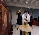 Православную часовню обновили в аэровокзале "Южно-Сахалинск"