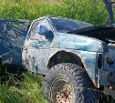 Один из водителей пострадал при столкновении Nissan и Toyota в Анивском районе