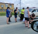 Lexus сбил мужчину на пешеходном переходе в Южно-Сахалинске