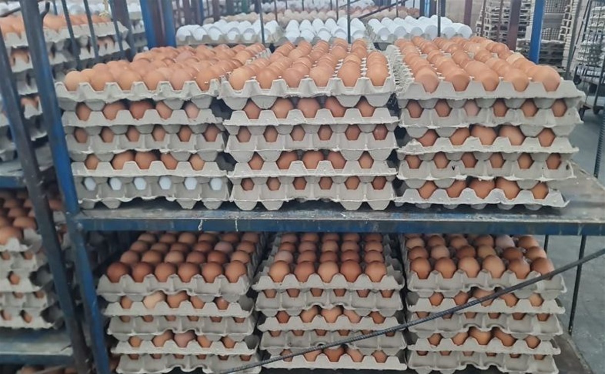 Почти полтора миллиона яиц за 6 дней нового года отгрузила в торговые точки Сахалина птицефабрика "Островная"