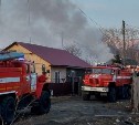 В Южно-Сахалинске в пятницу вечером потушили дом
