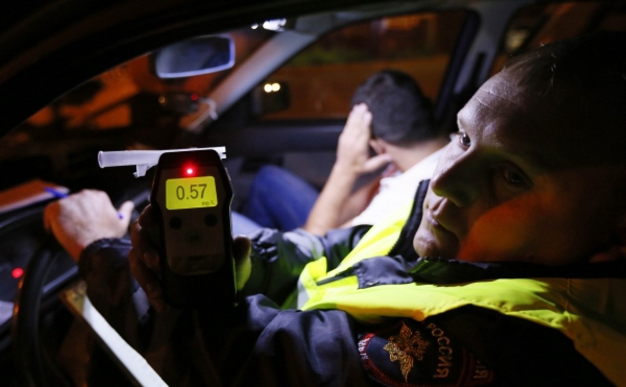 Больше 40 пьяных автомобилистов остановили инспекторы ГИБДД во время рейда