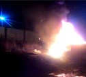 Пожар на улице Железнодорожной потушили в Южно-Сахалинске
