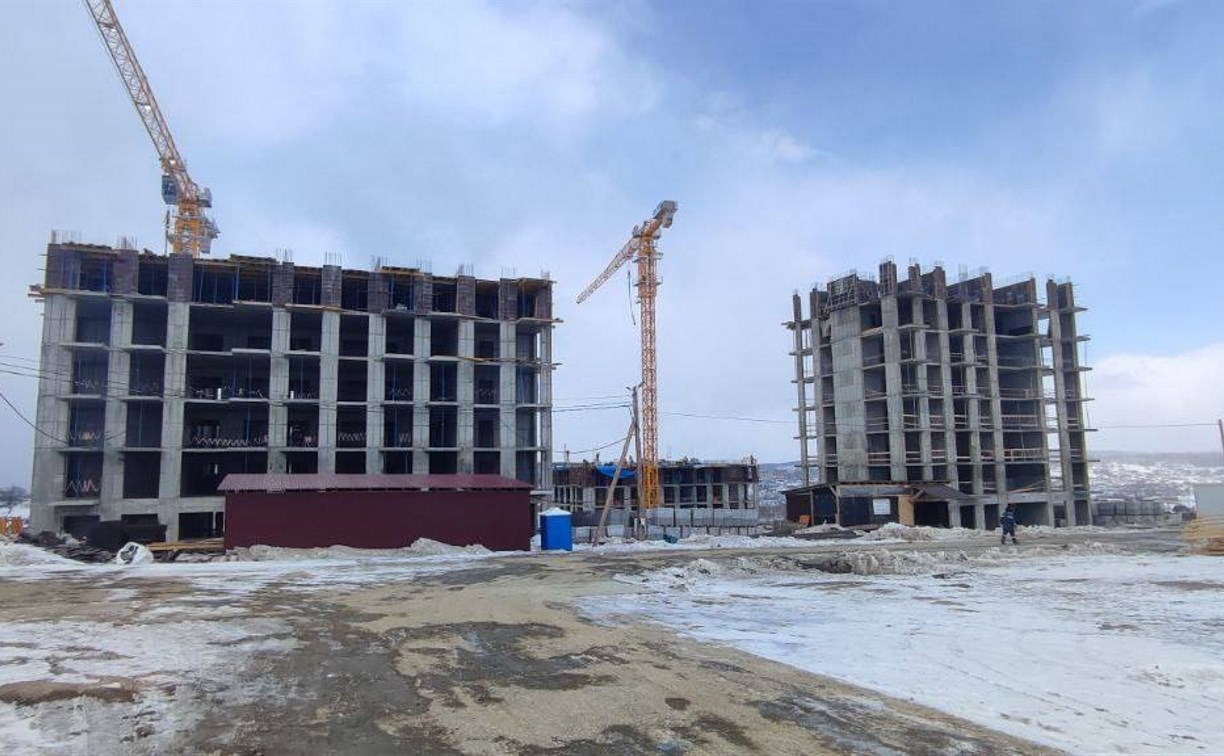 В Корсаковском районе строится крупнейший жилой комплекс "Сердце Сахалина"