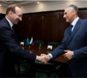 Губернатор встретился с секретарем Центральной избирательной комиссии РФ
