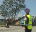 Три аварии произошли на Холмском шоссе В Южно-Сахалинске практически одновременно (ФОТО)