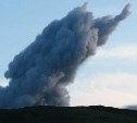Загадочные фото извержения вулкана сделали жители Парамушира