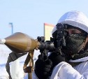 Сахалинские гранатомётчики уничтожают технику условного противника