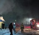 Пожар на складе потушили в Адо-Тымово