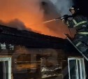 Успели до взрыва: вечером в Советском сгорел жилой дом