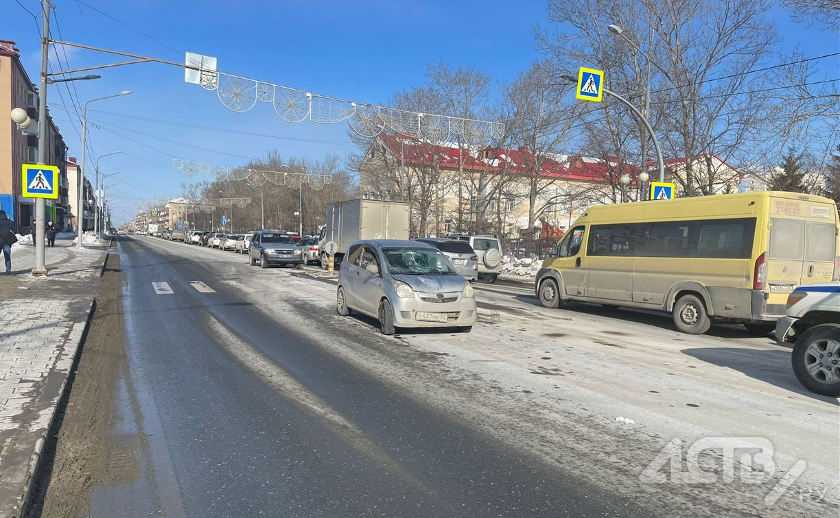 Иномарка сбила пешехода в Южно-Сахалинске - Новости Сахалинской области.  Происшествия - astv.ru