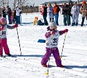 Лыжные гонки среди дошколят прошли в Южно-Сахалинске