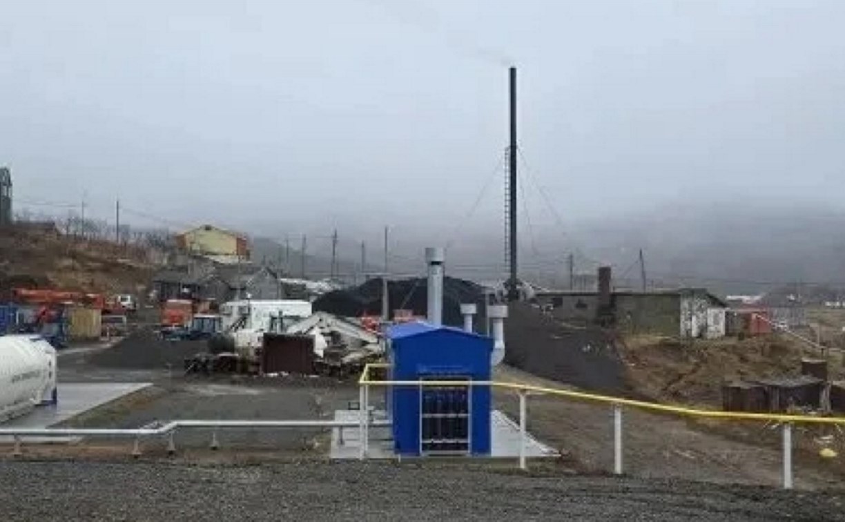 Малокурильская газодизельная электростанция на Шикотане стала первым объектом, использующим газ
