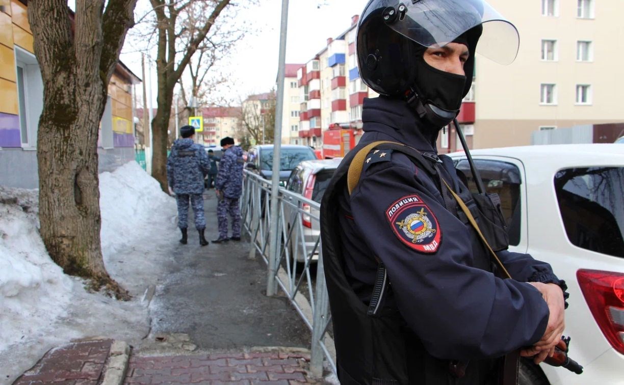 В Южно-Сахалинске прошли антитеррористические учения