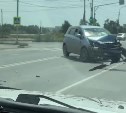 Хэтчбек и "Прадик" попали в серьёзное ДТП в Южно-Сахалинске