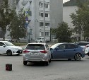 ДТП на перекрестке в Южно-Сахалинске затруднило движение в утренний час пик 