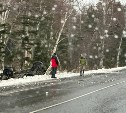 Зимняя скользкость на дороге Южно-Сахалинск - Оха привела к отмене междугородних автобусов