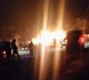 Два гаража с машинами и дровяник сгорели ночью в селе Ныш