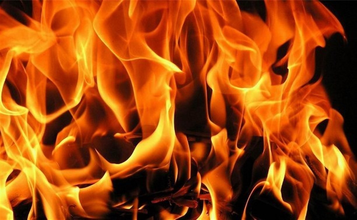 Двое пожарных справились с огнём в Стародубском