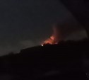 Высокое пламя заметили на полигоне ТБО в Южно-Сахалинске