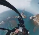Фантастические кадры: маяк Анива сняли на видео с вертолёта