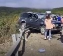 Могло лопнуть колесо: внедорожник на скорости несколько раз перевернулся у Взморья