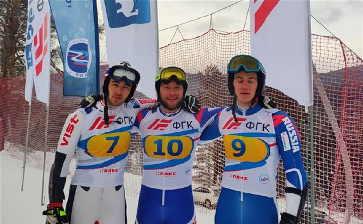 На этапе Кубка России сахалинский горнолыжник завоевал «Бронзу»