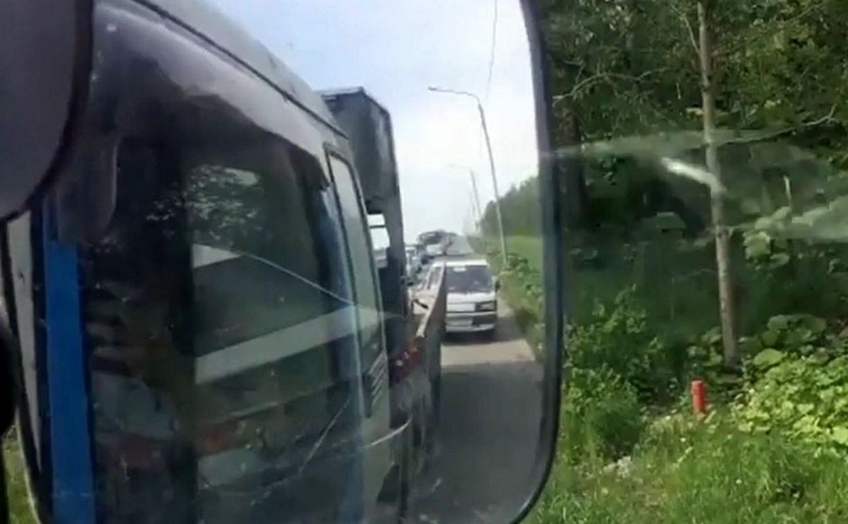 "Все стоят, и ты стой": водитель объявил войну "обочечникам" в Южно-Сахалинске