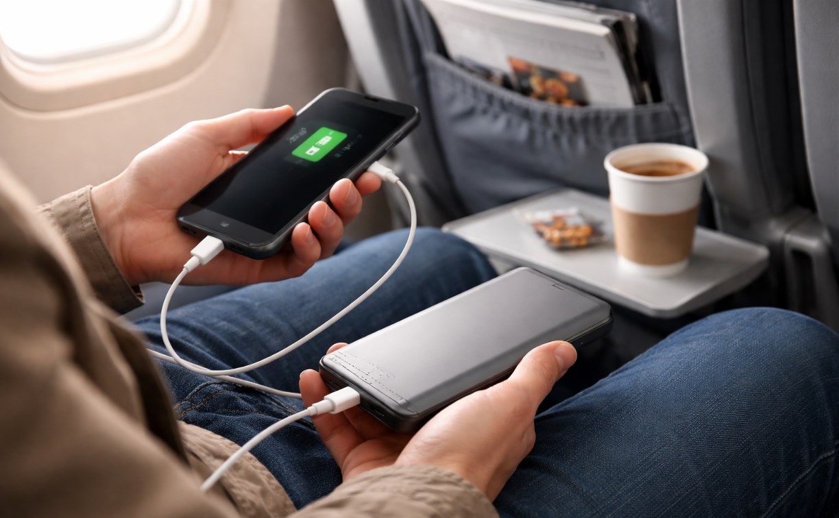Пауэрбанки могут запретить использовать в самолётах